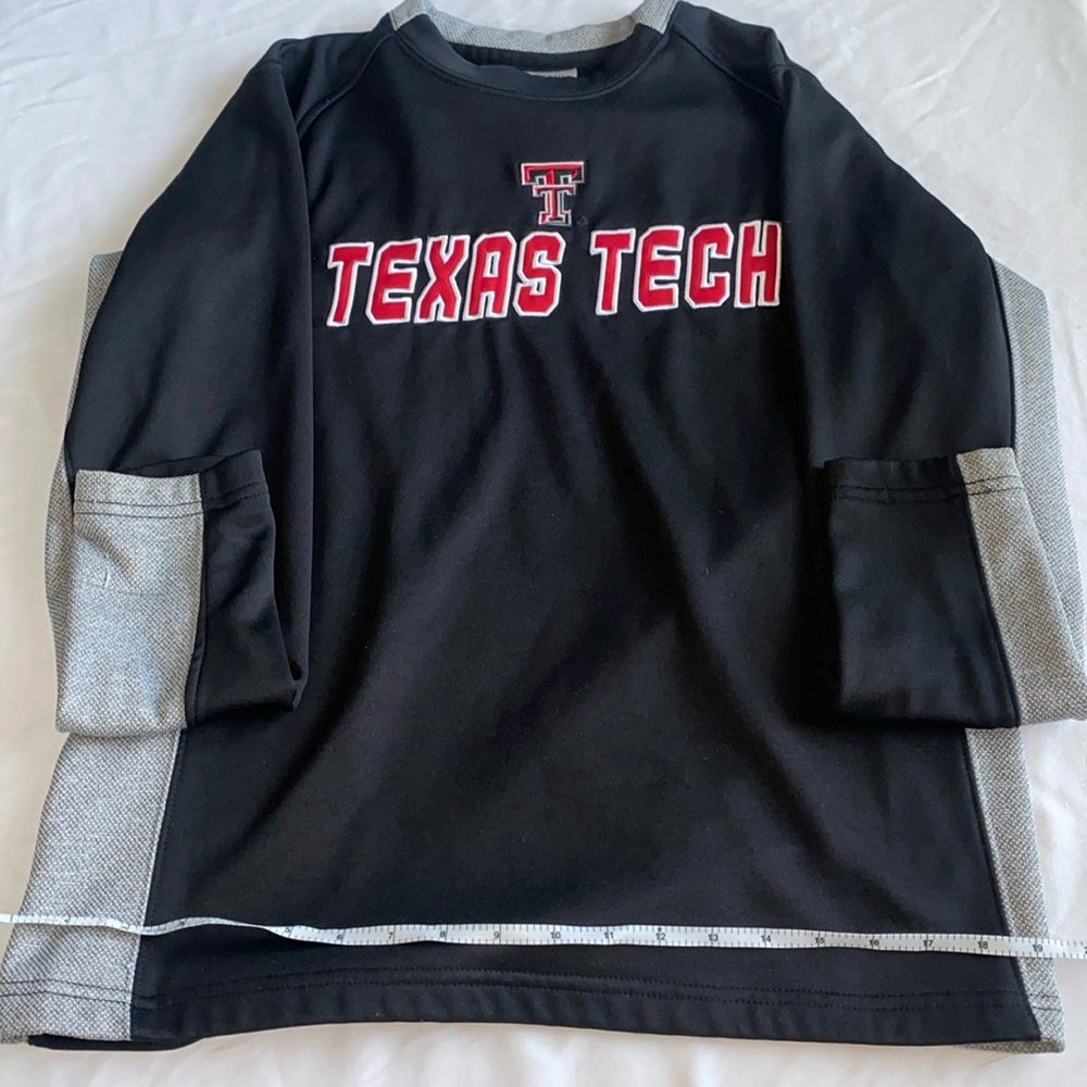 Black and Grey Sweatshirt Small Texas Tech Colosseum Athletics